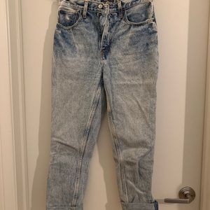 Abercrombie Acid Wash Mom Jeans